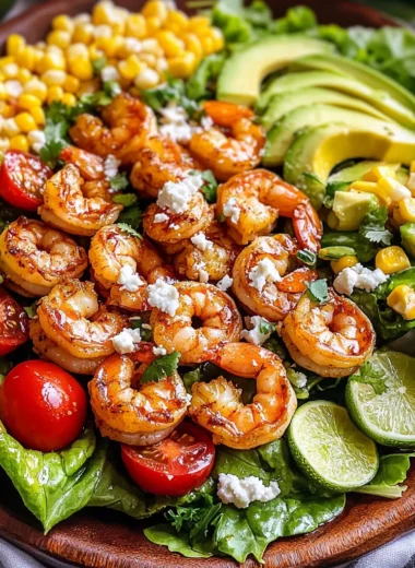 Honey Lime Shrimp Salad