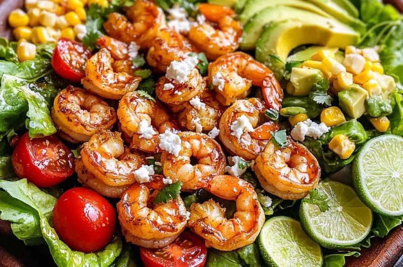 Honey Lime Shrimp Salad