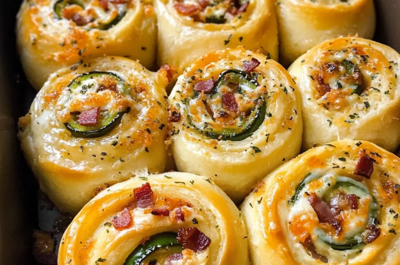 Incredible Baked Jalapeño Popper Rolls
