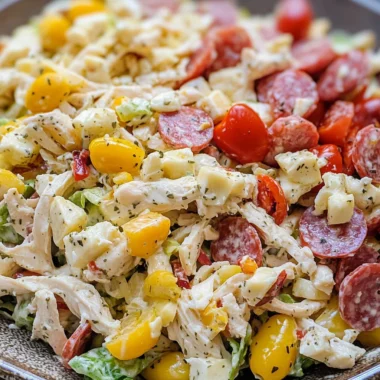 Italian Grinder Chicken Salad