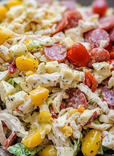 Italian Grinder Chicken Salad