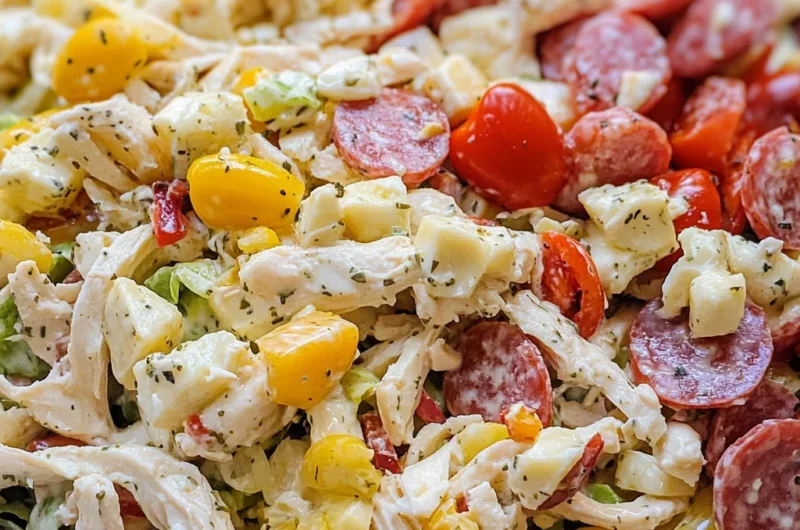 Italian Grinder Chicken Salad