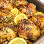 Lemon Garlic Chicken Thighs
