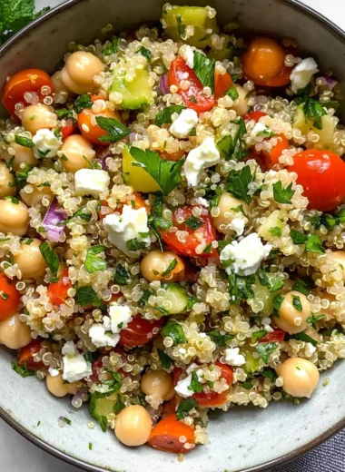Lemon Herb Quinoa with Chickpeas