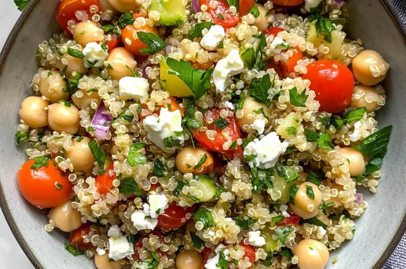 Lemon Herb Quinoa with Chickpeas