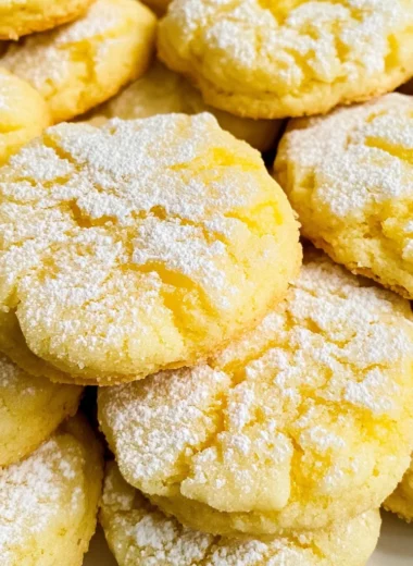 Lemon Pound Cake Cookies