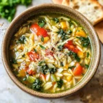 Mediterranean Orzo Soup