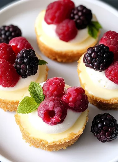 Mini Protein Cheesecakes