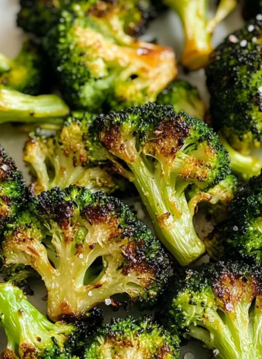 Oven Roasted Broccoli (Baked Broccoli)