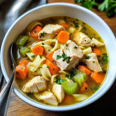 Panera Chicken Noodle Soup Copycat