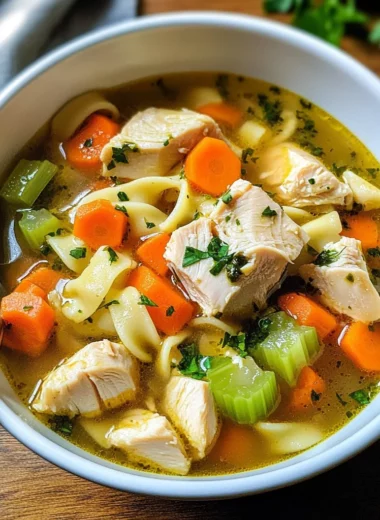 Panera Chicken Noodle Soup Copycat