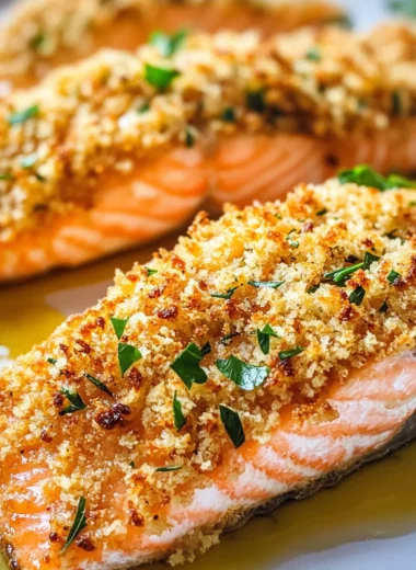 Panko Crusted Salmon