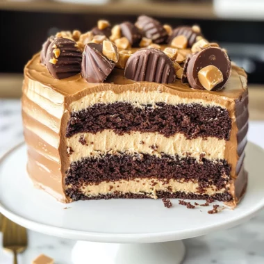 Peanut Butter Chocolate Layer Cake