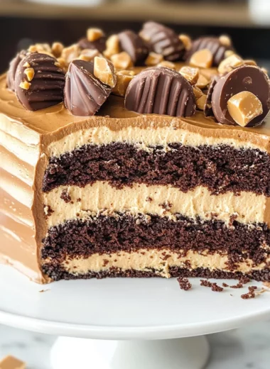 Peanut Butter Chocolate Layer Cake
