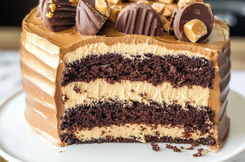 Peanut Butter Chocolate Layer Cake