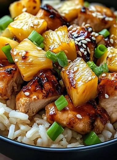 Pineapple Chicken and Rice