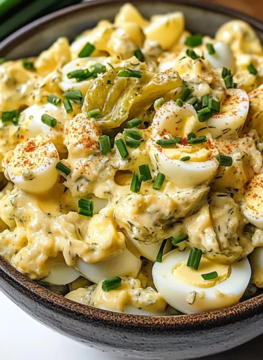 Quick Deviled Egg Salad (No Potatoes or Pasta!)