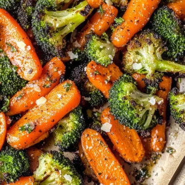 Roasted Broccoli and Carrots