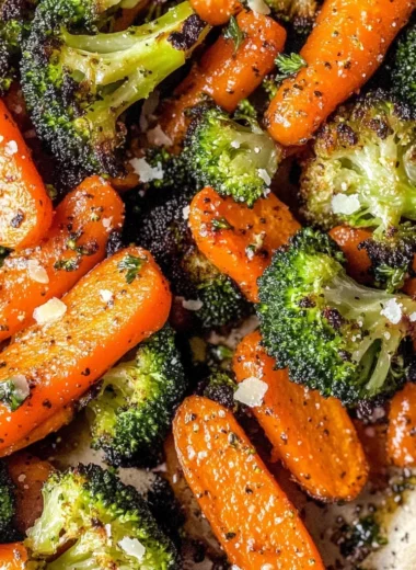 Roasted Broccoli and Carrots