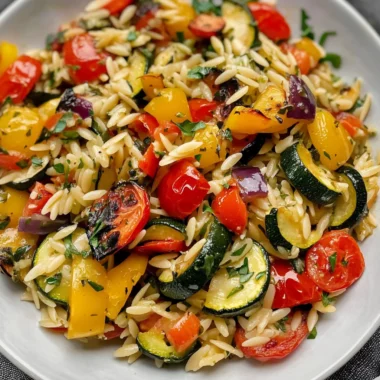 Roasted Vegetable Orzo: A Delicious and Nutritious Recipe for Your Next Meal