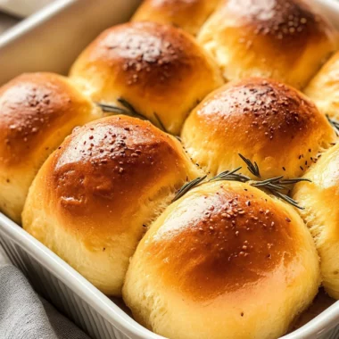 Rosemary pumpkin dinner rolls