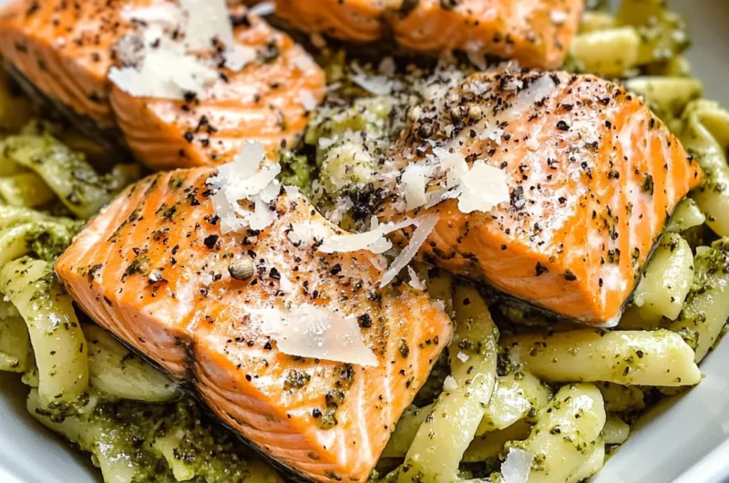 Salmon Pesto Pasta