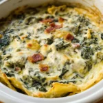 Slow Cooker Queso Spinach Dip