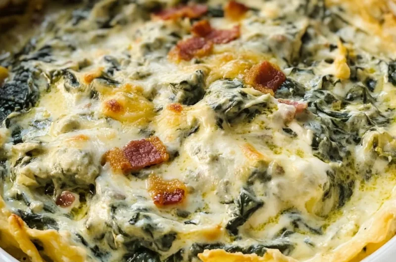Slow Cooker Queso Spinach Dip