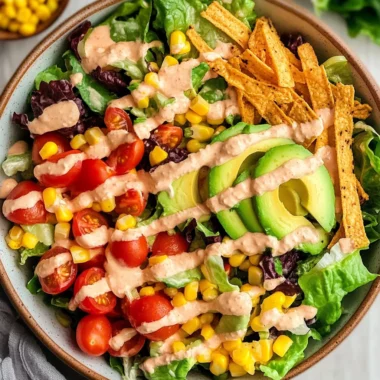 Southwest Salad with Chipotle Ranch