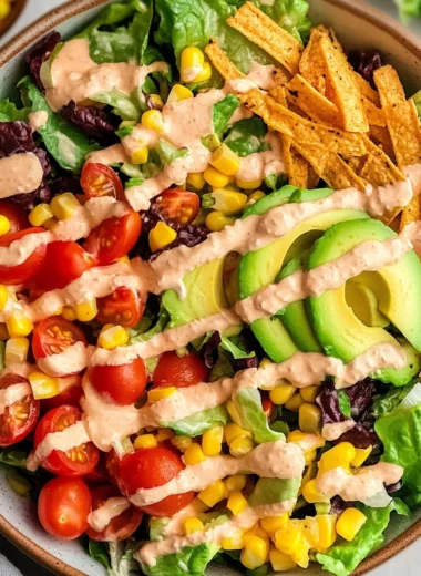 Southwest Salad with Chipotle Ranch