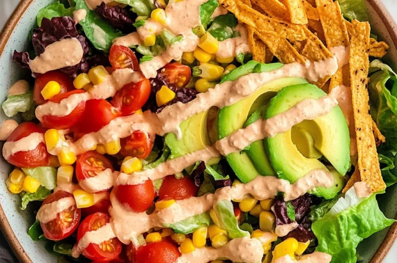 Southwest Salad with Chipotle Ranch