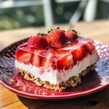 Strawberry Pretzel Jello Salad