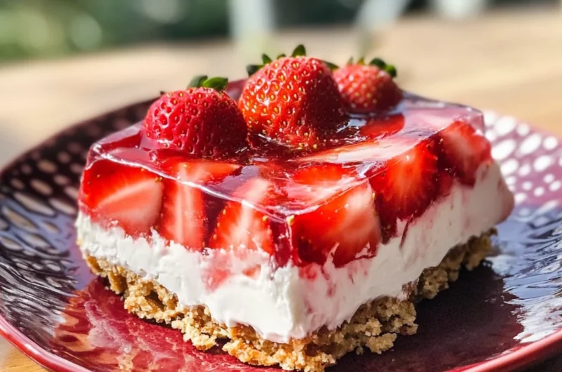 Strawberry Pretzel Jello Salad
