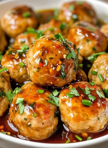 Sweet Chili Sauce Turkey Meatballs Recipe