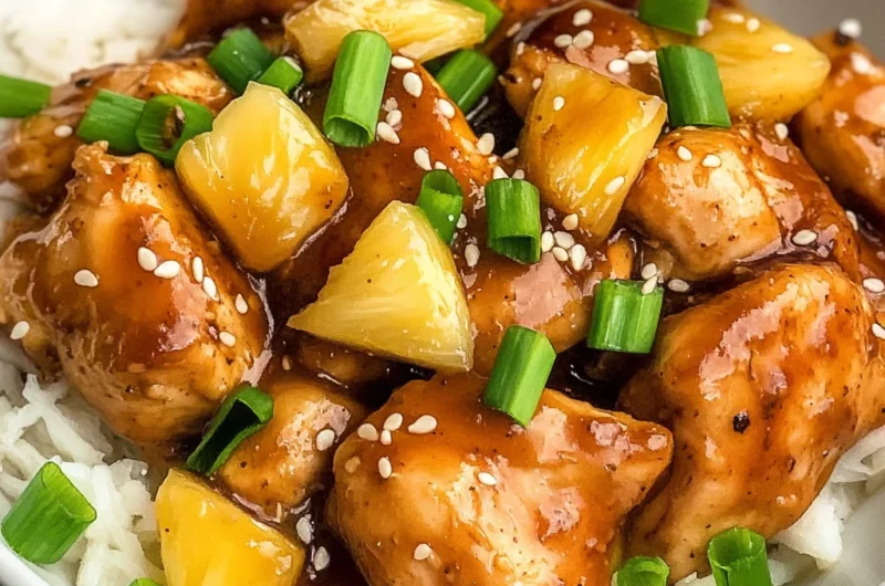 Sweet Hawaiian Crockpot Chicken