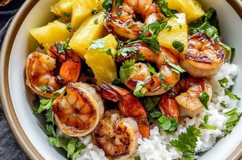 Tropical Shrimp Rice Bowl Recipe