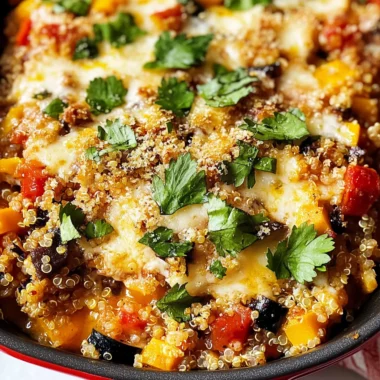 Veggie-Packed Quinoa Casserole