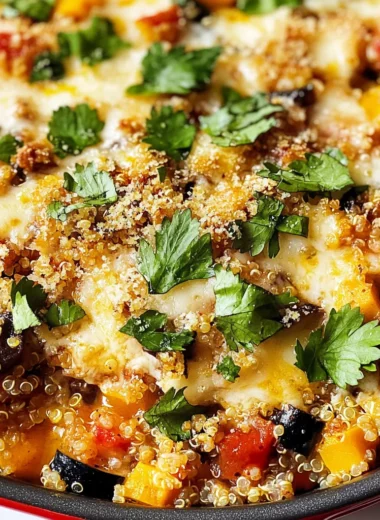 Veggie-Packed Quinoa Casserole