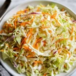 Vinegar Coleslaw Recipe (No Mayo Coleslaw)
