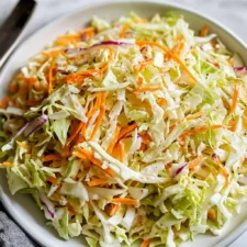 Vinegar Coleslaw Recipe (No Mayo Coleslaw)
