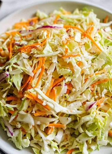 Vinegar Coleslaw Recipe (No Mayo Coleslaw)