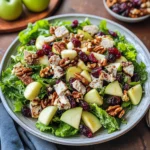 Apple Cranberry Salad with Turkey and Apple Cider Vinaigrette Recipe