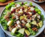 Apple Cranberry Salad with Turkey and Apple Cider Vinaigrette Recipe