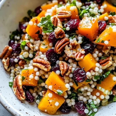 Autumn Pearl Couscous Salad