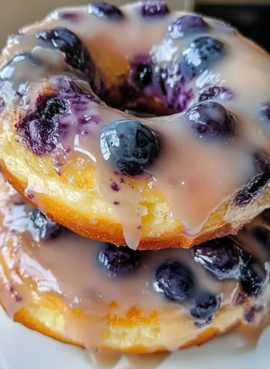 Baked Blueberry Donuts