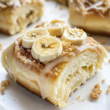 Banana Cream Sweet Rolls