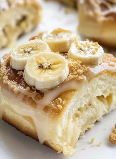 Banana Cream Sweet Rolls