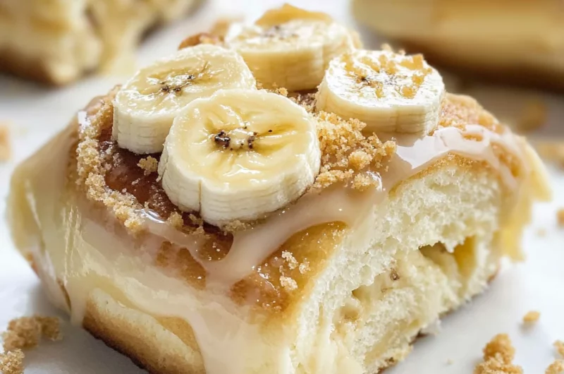 Banana Cream Sweet Rolls