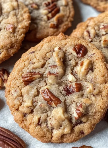 Bourbon Toffee Cookies