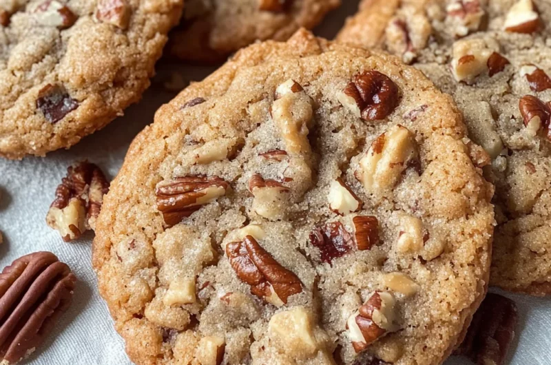 Bourbon Toffee Cookies